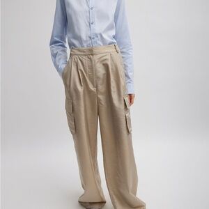 Stella Crispy Nylon pleated Cargo Pants